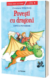 Povesti cu dragoni. Carte cu pictograme. Citesc cu ajutor (Nivelul 1)