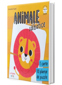 Primul meu puzzle. Animale salbatice