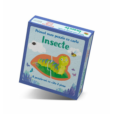 Primul meu puzzle cu carte. Insecte (Usborne)