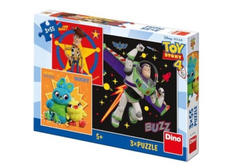 Puzzle 3 in 1 - TOY STORY 4 (55 piese)