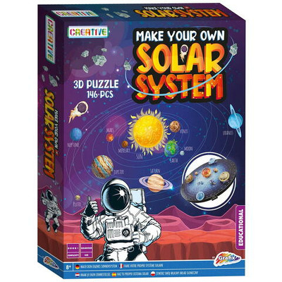 Puzzle 3D - Sistemul solar (146 piese)