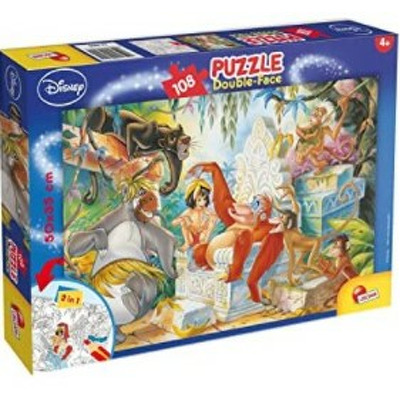 Puzzle de colorat - Cartea junglei (108 piese)