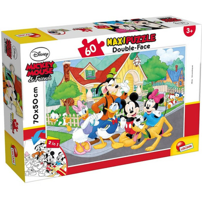 Puzzle de colorat maxi - Mickey Mouse (60 piese)