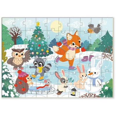 Puzzle - La patinoar (60 piese)