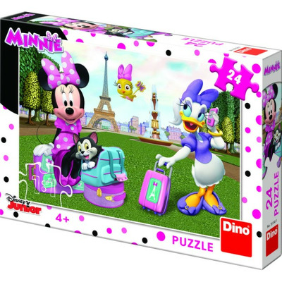 Puzzle - Minnie si Daisy (24 piese)