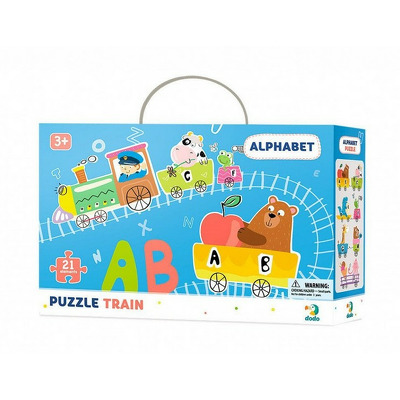 Puzzle - Trenuletul alfabetului (21 piese)