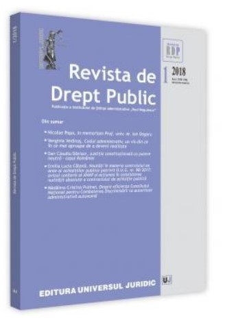 Revista de drept public nr. 1/2018