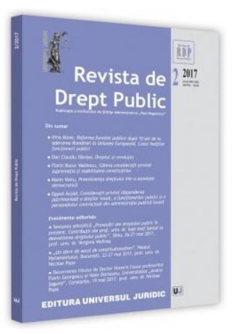 Revista de drept public nr. 2/2017