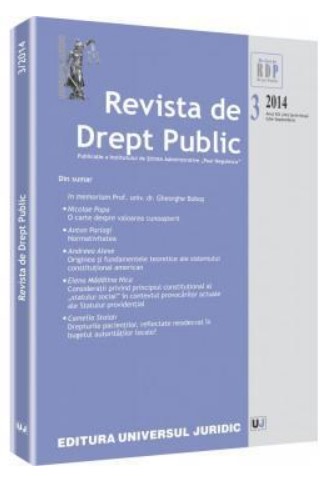 Revista de Drept Public nr. 3/2014