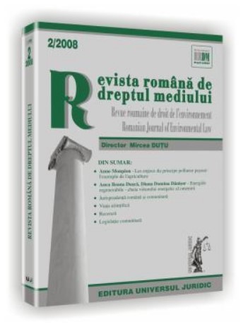 Revista romana de dreptul mediului nr. 2/2008