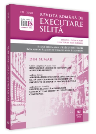 Revista romana de executare silita nr. 2/2020