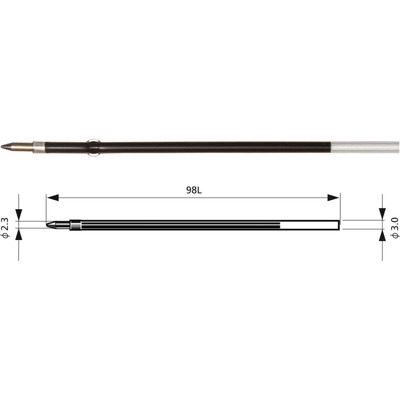 Rezerva Penac BR98C, 2 buc/set, 0.7mm, pt Sleek Touch, Pepe, RBR, RB-085B, CCH-3, Multi 1000-D2 - ro