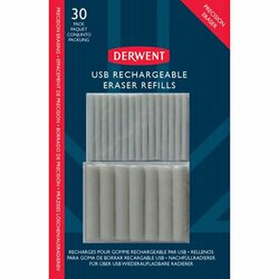 Rezerva radiera Professional, pentru 2305810, 30 buc/ set, alb