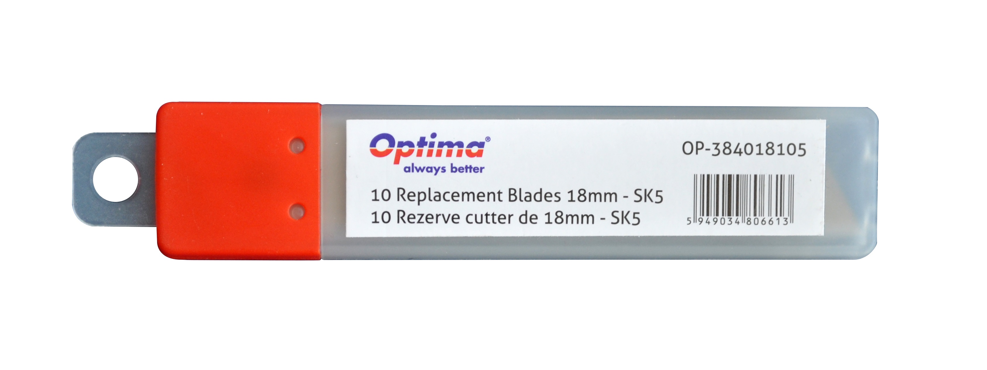 Rezerve cutter 18mm SK5, 10 buc/set, Optima