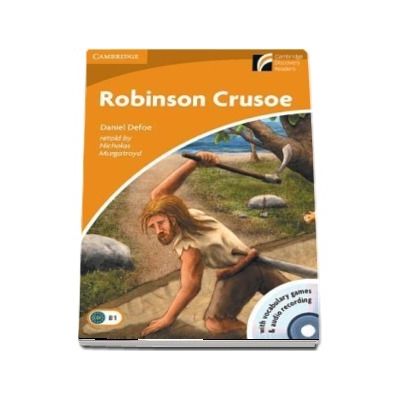 Robinson Crusoe Level 4 Intermediate Book with CD-ROM and Audio CD