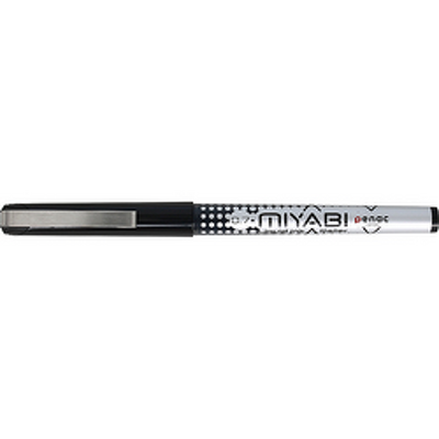 Roller cu cerneala PENAC Miyabi, ball point 0.7mm, clema metalica - scriere neagra