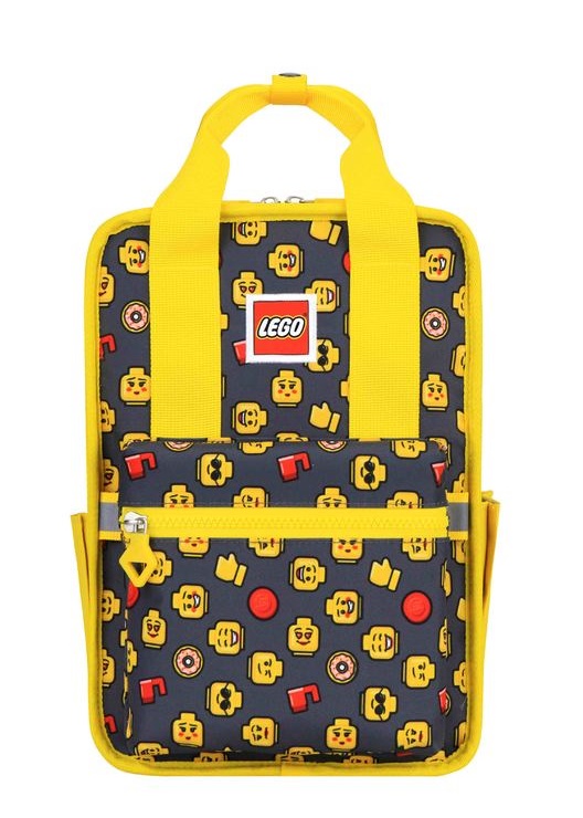 Rucsac Casual LEGO Tribini Fun Small - design Heads and Cup - galben