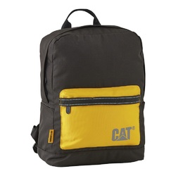 Rucsac CATERPILLAR V Power, cu dungi reflectorizante, material 600D polyester - negru/galben