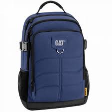 Rucsac extins CATERPILLAR Millennial Classic - Kenneth, material 600D HD polyester - negru cu bleumarin