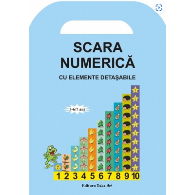 Scara numerica. Cu elemente detasabile,3-6 ani