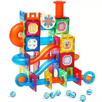 Set de constructie magnetic - Marble Run (102 piese)