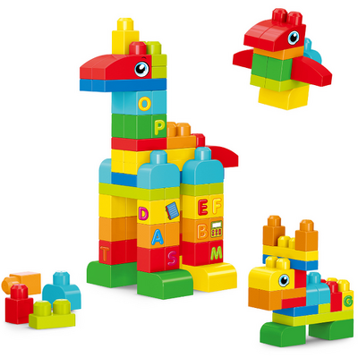 Set de constructie STEAM - Animalute (62 piese)