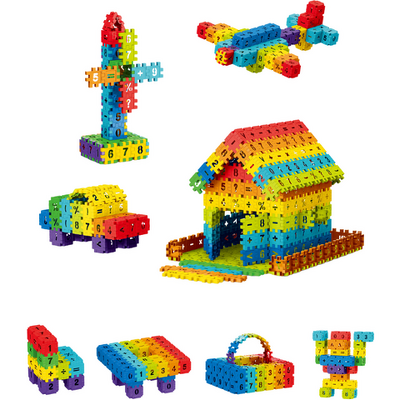 Set de constructie STEAM - Micutul matematician (200 piese)