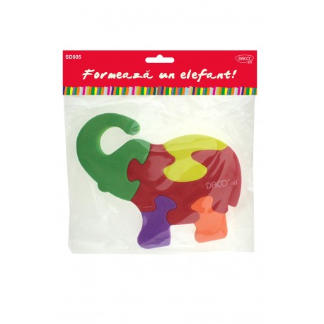 Set didactic - SD005 Formeaza un elefant Daco