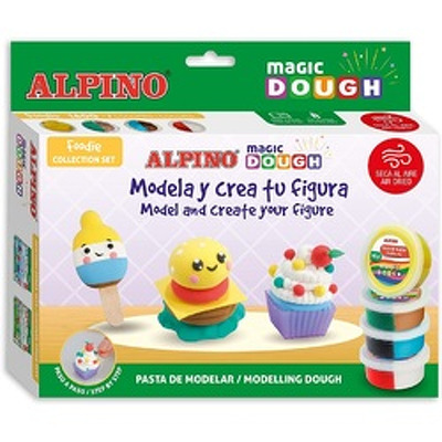 Set plastilina magica ALPINO Magic Dough - Foodie