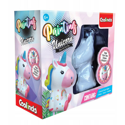 Setul creativ Strigo pentru a picta o figura din ghips - unicorn