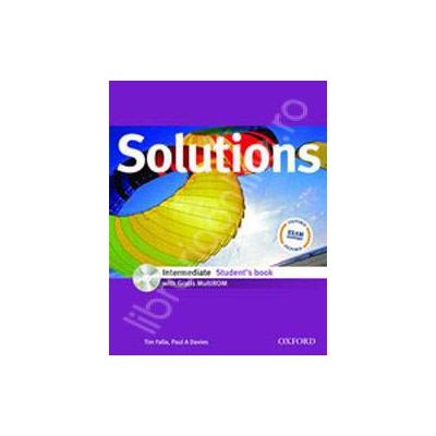 Solutions Intermediate Students Book with MultiROM