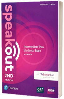 Speakout Intermediate Plus 2nd Edition Students Book with DVD-ROM and MyEnglishLab Pack