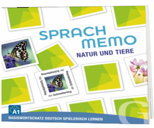 Sprachmemo Deutsch. Natur und Tiere Sprachspiel A1