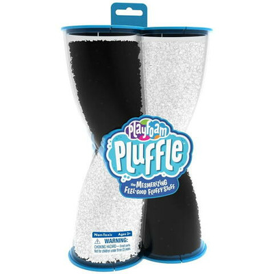 Spuma de modelat Playfoam Pluffle Twist. Alb si negru