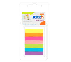 Stick index hartie color 50 x 10 mm, 7 x 40 file/set, Stick - 7 culori neon