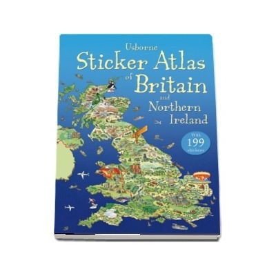 Sticker atlas of Britain and Northern Ireland