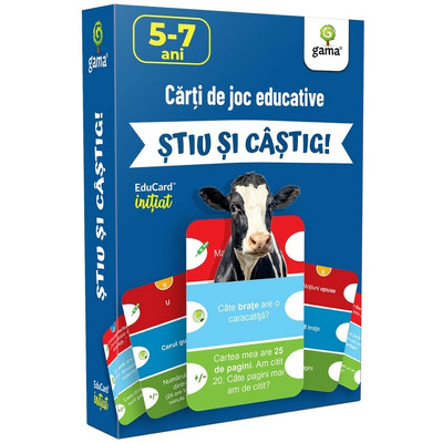 Stiu si castig (Carti de joc educative)