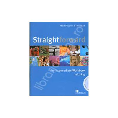 Straightforward (A2-BI) Pre-Intermediate Workbook (with Answer Key) and CD