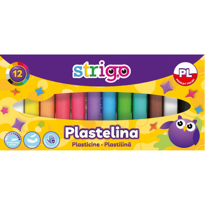 Strigo Plastilina 12 culori