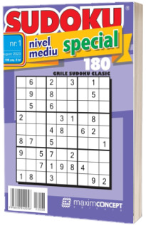 Sudoku nivel mediu, special. Numarul 1