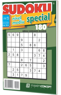 Sudoku nivel mediu, special. Numarul 5