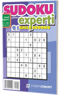 Sudoku pentru experti. 91 grile sudoku. Numarul 160