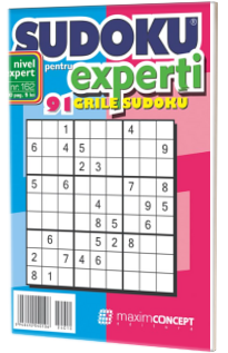 Sudoku pentru experti. 91 grile sudoku. Numarul 162