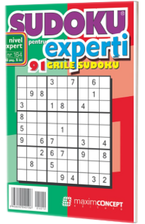 Sudoku pentru experti. 91 grile sudoku. Numarul 164