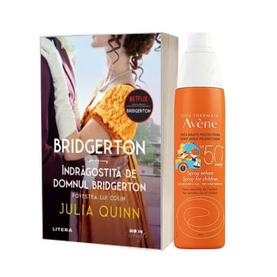 Summer KIT - Bridgerton si Spray Avene cu SPF 50, 200ml