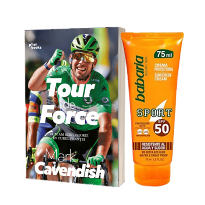 Summer kit - Crema cu SPF50 Sport Sun Cream si Tour de force