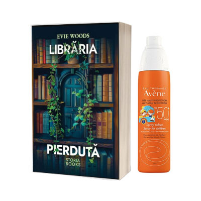 Summer KIT - Libraria pierduta si Spray Avene cu SPF 50, 200ml