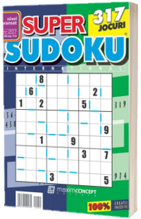 Super Sudoku, numarul 207. Nivel avansat