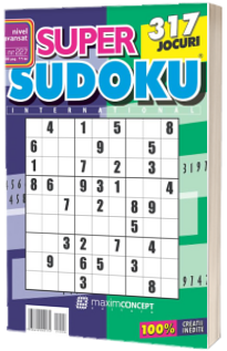 Super Sudoku, numarul 227. Nivel avansat