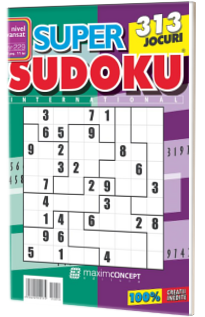 Super Sudoku, numarul 229. Nivel avansat